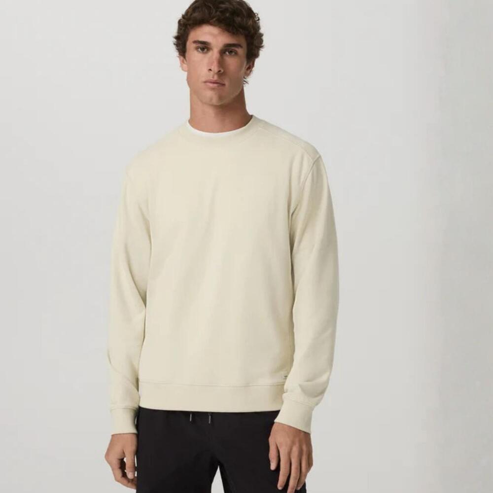NEW VUORI cypress vintage crew pullover in sandalwood